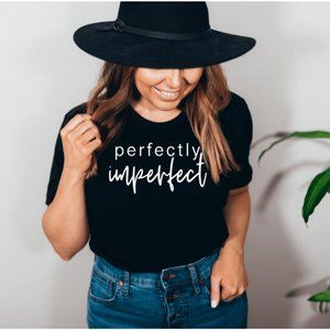 Perfectly Imperfect T-Shirt/Black Tee